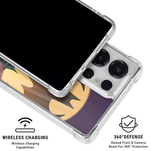 DC Comics Batman in the Sky Galaxy S25 Ultra Clear Case