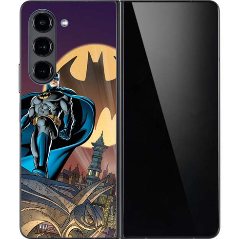 DC Comics Batman in the Sky Galaxy Z Fold5 5G Skin