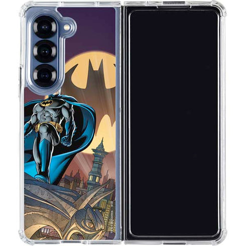 DC Comics Batman in the Sky Galaxy Z Fold6 Clear Case