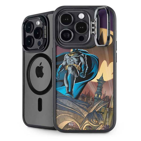DC Comics Batman in the Sky iPhone 15 Pro Max Kickstand Case