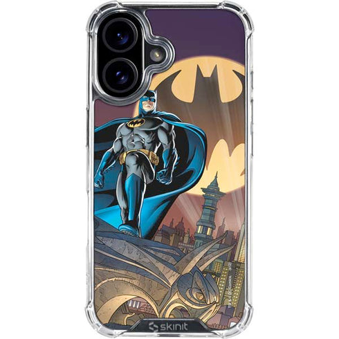 DC Comics Batman in the Sky iPhone 16 Clear Case
