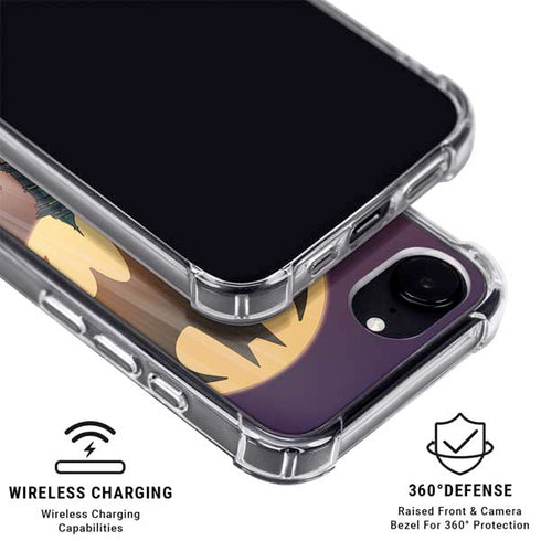 DC Comics Batman in the Sky iPhone 16e Clear Case
