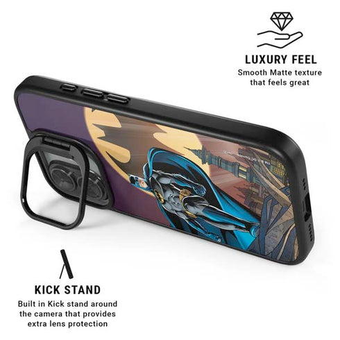 DC Comics Batman in the Sky iPhone 17 Kickstand Case