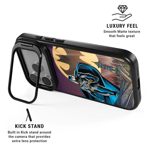 DC Comics Batman in the Sky iPhone 17 Pro Max Kickstand Case