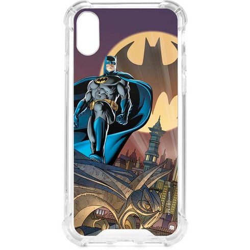 DC Comics Batman in the Sky iPhone XS Clear Case