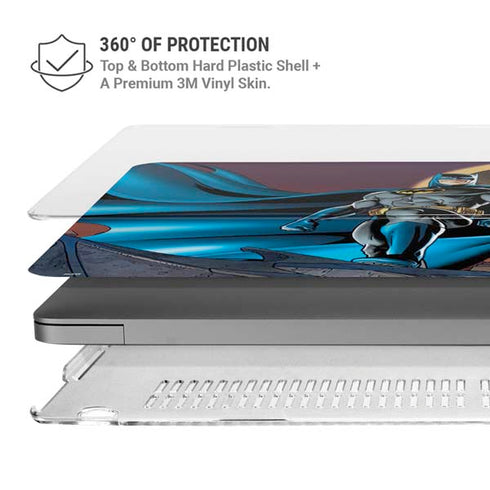DC Comics Batman in the Sky MacBook Pro 14in (2021-24) Case plus Skin