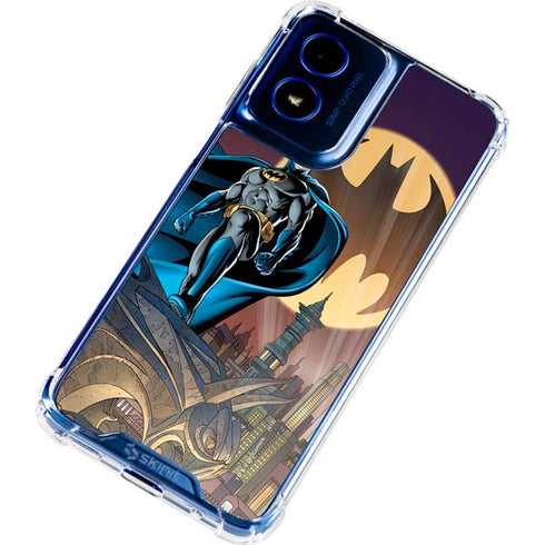 DC Comics Batman in the Sky Moto G 5G (2024) Clear Case