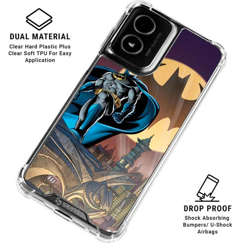 DC Comics Batman in the Sky Moto G Power 5G (2024) Clear Case