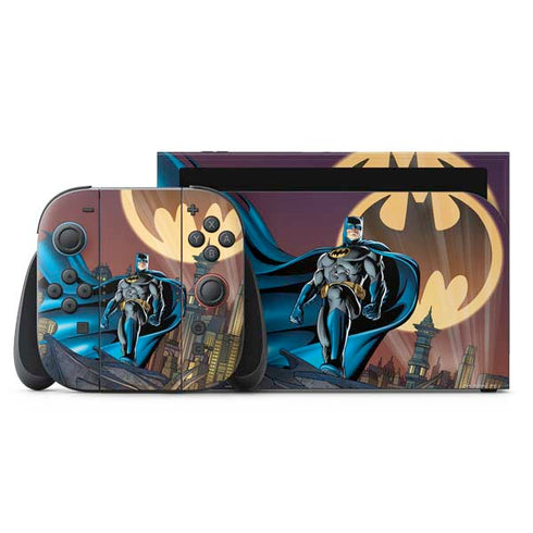 DC Comics Batman in the Sky Nintendo Switch 2 (2025) with Joy-Con Skin