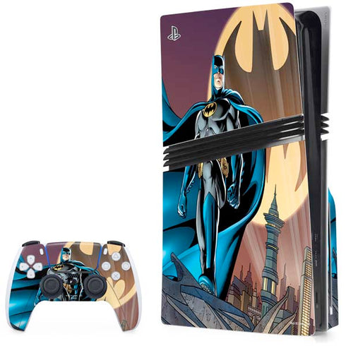 DC Comics Batman in the Sky PS5 Pro Disk Bundle Skin