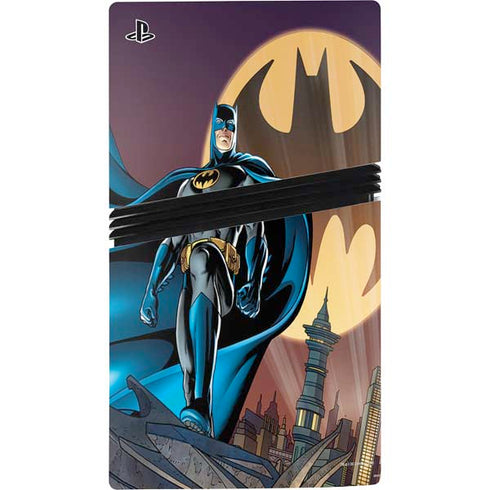 DC Comics Batman in the Sky PS5 Pro Disk Console Skin