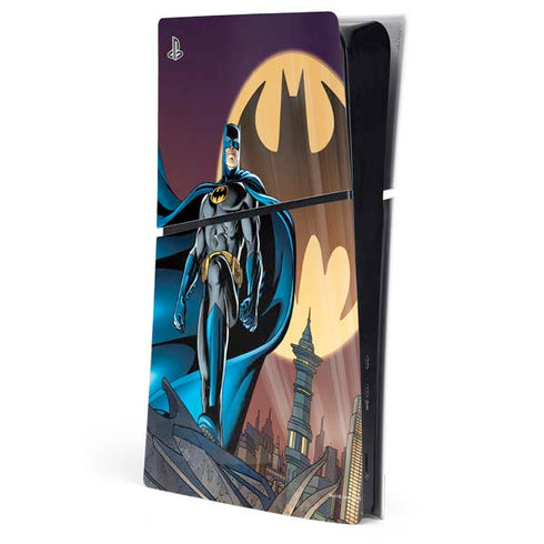 DC Comics Batman in the Sky PS5 Slim Digital Edition Console Skin