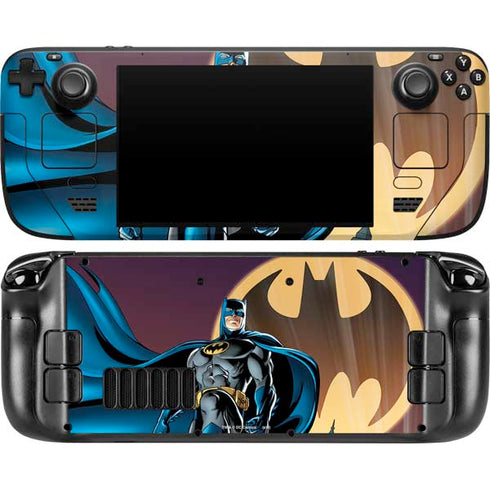 DC Comics Batman in the Sky Steam Deck Handheld Gaming Computer OLED Skin