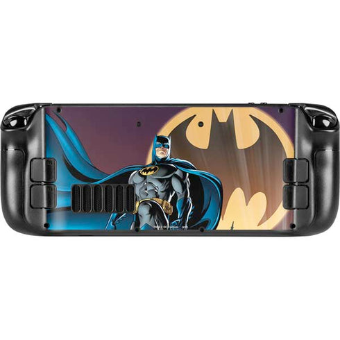 DC Comics Batman in the Sky Steam Deck Handheld Gaming Computer OLED Skin