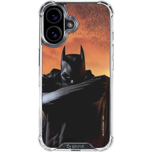 DC Comics Batman Begins Art iPhone 16 Plus Clear Case