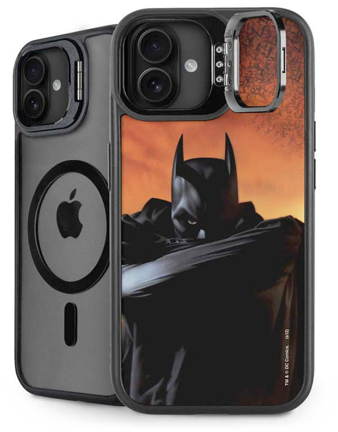 DC Comics Batman Begins Art iPhone 16 Plus Kickstand Case