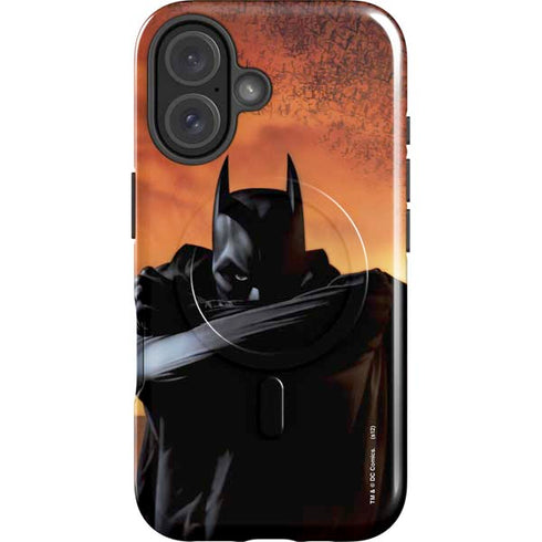 DC Comics Batman Begins Art iPhone 16 Plus Magsafe Impact Case