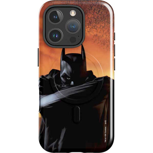 DC Comics Batman Begins Art iPhone 16 Pro Max Magsafe Impact Case
