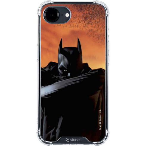 DC Comics Batman Begins Art iPhone 16e Clear Case
