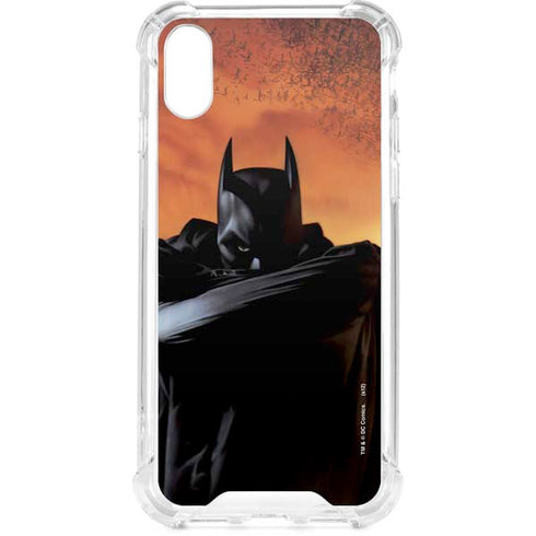 DC Comics Batman Begins Art iPhone XS Clear Case