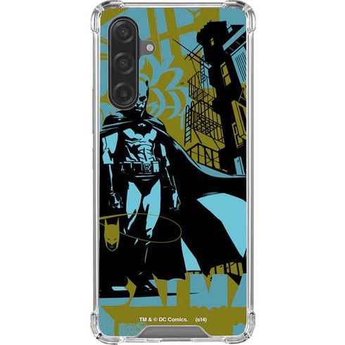 DC Comics Batman Poster Abstract Galaxy A17 Clear Case