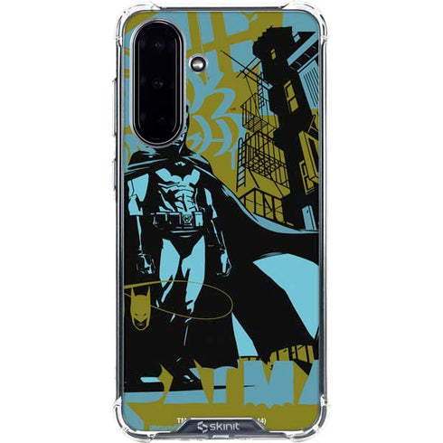 DC Comics Batman Poster Abstract Galaxy A36 5G Clear Case