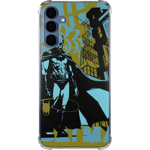 DC Comics Batman Poster Abstract Galaxy A55 5G Clear Case