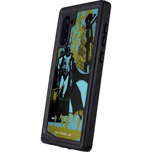 DC Comics Batman Poster Abstract Galaxy Note 10 Waterproof Case