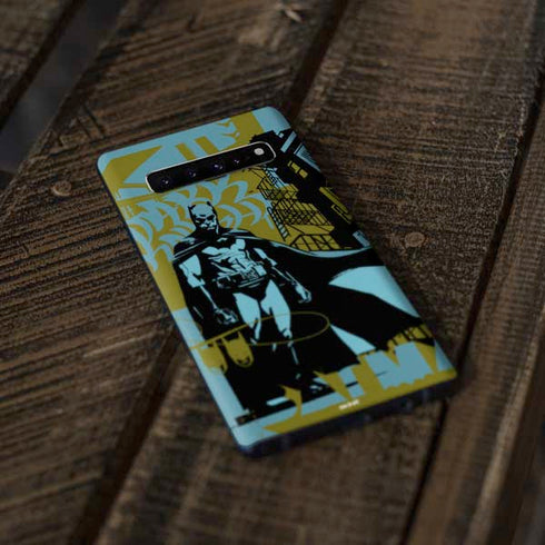 DC Comics Batman Poster Abstract Galaxy S10 Skin