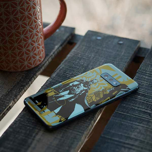 DC Comics Batman Poster Abstract Galaxy S10e Skin