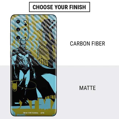 DC Comics Batman Poster Abstract Galaxy S20 Plus Skin
