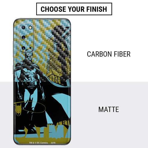 DC Comics Batman Poster Abstract Galaxy S20 Skin