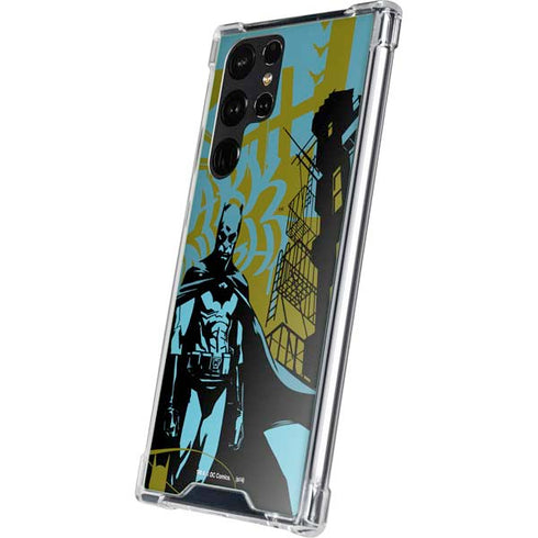 DC Comics Batman Poster Abstract Galaxy S23 Ultra Clear Case