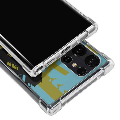 DC Comics Batman Poster Abstract Galaxy S23 Ultra Clear Case