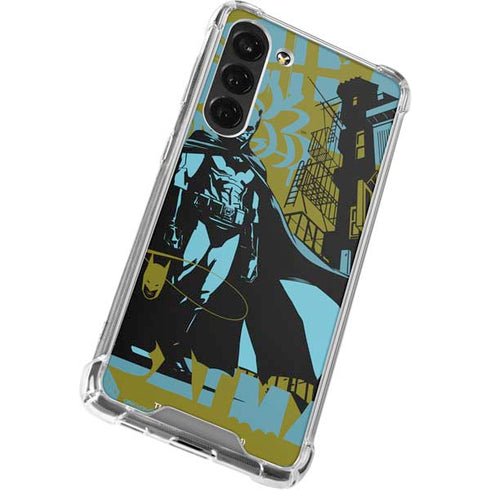 DC Comics Batman Poster Abstract Galaxy S24 FE Clear Case