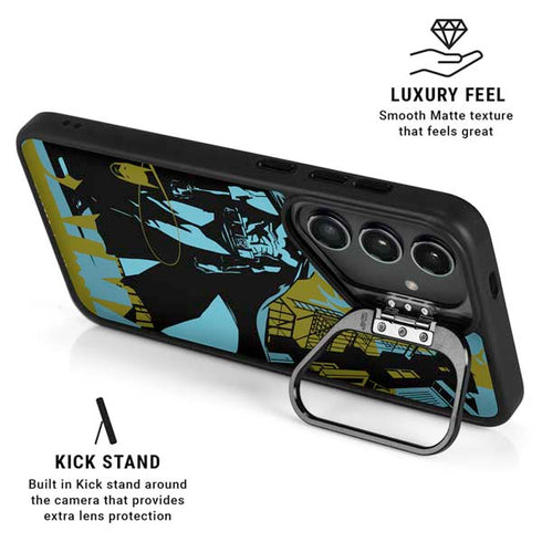 DC Comics Batman Poster Abstract Galaxy S24 FE Kickstand Case