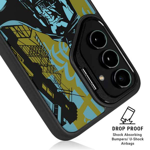 DC Comics Batman Poster Abstract Galaxy S25 Kickstand Case