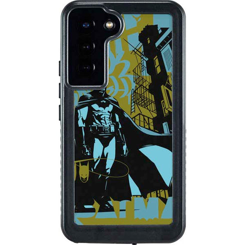 DC Comics Batman Poster Abstract Galaxy S24 Plus Waterproof Case