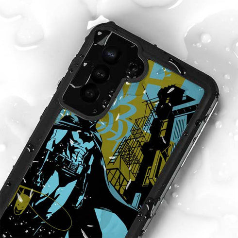 DC Comics Batman Poster Abstract Galaxy S24 Plus Waterproof Case