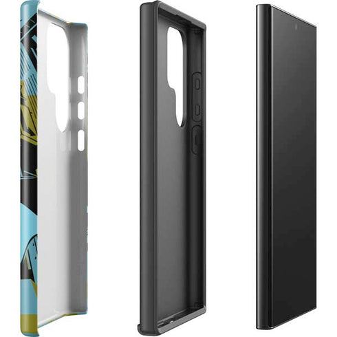 DC Comics Batman Poster Abstract Galaxy S25 Ultra Impact Case