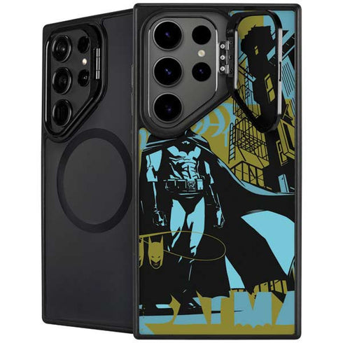 DC Comics Batman Poster Abstract Galaxy S25 Ultra Kickstand Case
