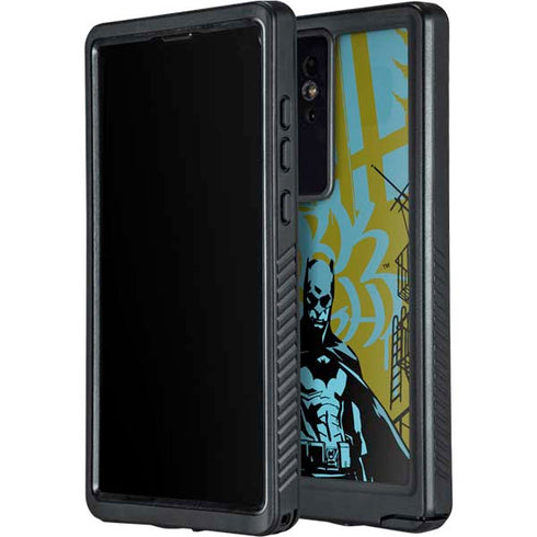 DC Comics Batman Poster Abstract Galaxy S24 Ultra Waterproof Case