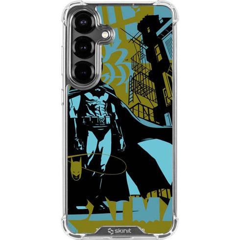 DC Comics Batman Poster Abstract Galaxy S26 Clear Case