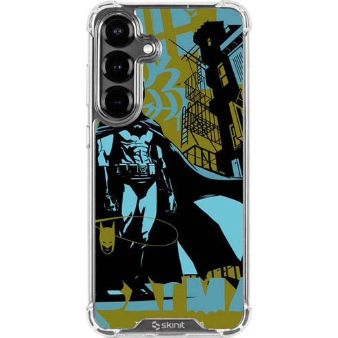 DC Comics Batman Poster Abstract Galaxy S26 Plus Clear Case