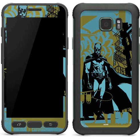 DC Comics Batman Poster Abstract Galaxy S7 Active Skin