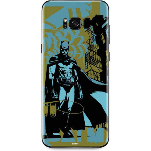 DC Comics Batman Poster Abstract Galaxy S8 Skin