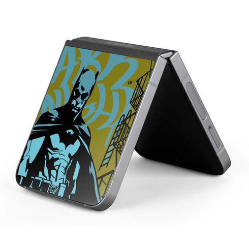 DC Comics Batman Poster Abstract Galaxy Z Flip6 Skin