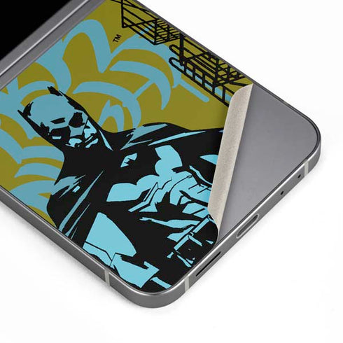 DC Comics Batman Poster Abstract Galaxy Z Flip6 Skin