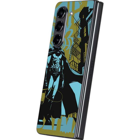 DC Comics Batman Poster Abstract Galaxy Z Fold5 5G Skin