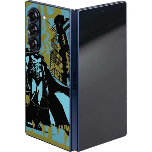 DC Comics Batman Poster Abstract Galaxy Z Fold6 Skin